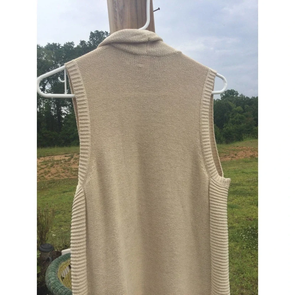 Lilly Pulitzer Womens Sweater Vest Fringe Tassel Gold Size Small‎ Preppy Beachy